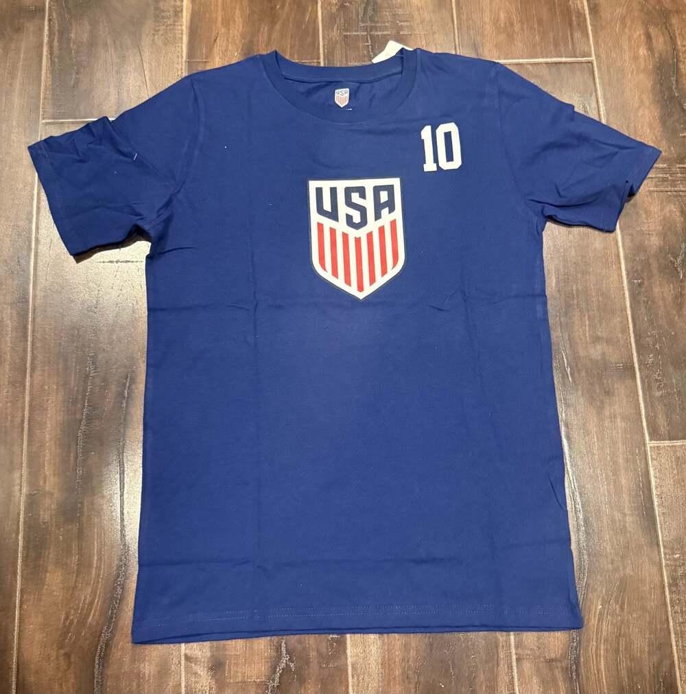 U.S. Soccer Christian Pulisic #10 Navy Graphic T-Shirt
